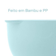 Bowl de Bambu e PP Baby Bear Azul - 14cm | Estilo e Sustentabilidade na Mesa - imagem 5