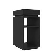 Mesa de Apoio OLÍVIA com Nichos Preto - Design Moderno e Organização Inteligente - imagem 1