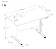 Mesa com Regulagem de Altura DT3 F10 - Preto | Sistema Anticolisão, Função Memória e Até 2 Níveis Programáveis - imagem 4