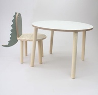 Conjunto Mesa e Cadeira Temática de Dinossauro - Estilo e Diversão para Crianças - imagem 3