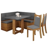 Conjunto Canto Americano com Mesa Retangular e 2 Cadeiras Dalas - Design Moderno para Ambientes Pequenos - imagem 4