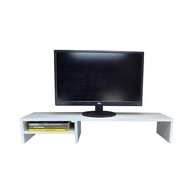 Suporte para Monitor Elevado Mesa Home Office Gamer - Design Ergonômico em MDF 90cm Branco - imagem 4