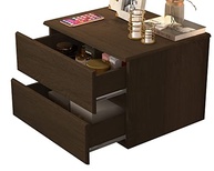 Kit 2 Mesas de Cabeceira Flutuantes com 2 Gavetas Tokyo em Cedro – Modernidade e Organização para seu Quarto - imagem 5