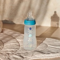 MAM Baby Easy Active 330ml - Mamadeira Ergonômica com Bico Skinsoft Azul para Bebês 4+ Meses - imagem 3