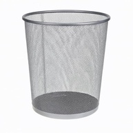 Lixeira de Escritório Aramada 10L em Aço - Design Moderno, Tela Mesh e Base Antiderrapante - imagem 2