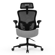 Cadeira de Escritório Ergonômica DT3 Vita Super com Apoio de Cabeça 2D e Revestimento Mesh Premium - imagem 5
