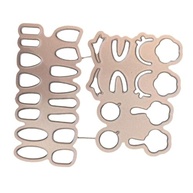 Molde para Cortar Olhos de Boneca - Ferramenta Reutilizável em Metal para Artesanato Preciso - imagem 2