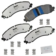 Pastilhas de Freio Bendix Fleet Metlok MKD2223FM Semi-Metálicas para Ram 2500/3500/4000 - imagem 1