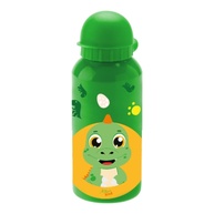 Garrafa Inox Infantil Dino Verde 400ml com Tampa e Mosquetão - Meus Melhores Amigos Premium - imagem 1