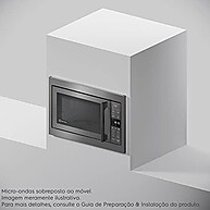 Micro-ondas de Embutir Electrolux 34L Experience (ME3BC), Cor: Cinza - imagem 2