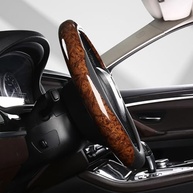 KAFEEK Capa de Volante Universal Microfibra Grão de Madeira - Conforto e Estilo Antiderrapante - imagem 5