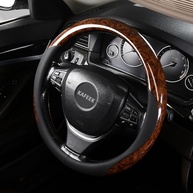 KAFEEK Capa de Volante Universal Microfibra Grão de Madeira - Conforto e Estilo Antiderrapante - imagem 4