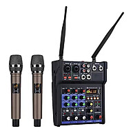Kit Home Studio Profissional: Mesa 4 Canais + 2 Microfones - imagem 1
