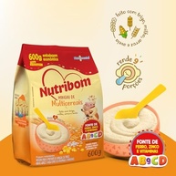 Nutribom Mingau de Multicereais 600g - Combinação Saudável de Trigo, Milho, Arroz e Aveia com Vitaminas e Minerais - imagem 5
