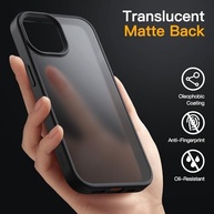 JETech Capa Fosca para iPhone 13 6.1" - Proteção Militar, Anti-Choque e Anti-Impressão Digital (Preto) - imagem 5