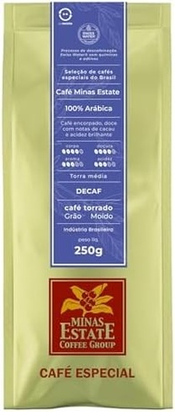 Café Minas Estate Descafeinado Swiss Water, Café Moído, 250g - imagem 2