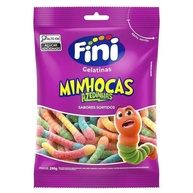 Minhocas Azedinhas Fini 250g: Explosão de Sabor! - imagem 1