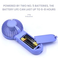 Mini Ventilador Pessoal Portátil | Leve, Silencioso e Compacto para Viagens, Escritório e Ambientes Externos - imagem 4