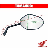 Retrovisor Mini AWA para Honda Titan 150 2014 (Par) - Estilo e Segurança - imagem 5