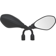 Espelho Retrovisor Mini GS F800 Haste Fixa Rosca Invertida - Ideal para Motos Naked Fazer, XTZ e Factor - imagem 2