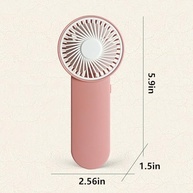 Mini Ventilador Portátil Pessoal com Bateria Recarregável - Leve, Silencioso e Ideal para Viagens e Escritório - imagem 3