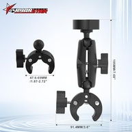 RYANSTAR RACING Mini Suporte Starlink: Braçadeira Ajustável para Trailers, Iates e Mais - Sinal Perfeito! - imagem 3