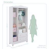 Guarda Roupa Infantil 3 Portas: Organize com Mirelle! - imagem 2