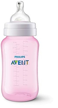 Mamadeira Clássica 330 ml Philips Avent Rosa - Anticólica e Ergonômica - imagem 3