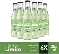 Refrigerante de Limão Orgânico Garrafa 255 ml pacote com 6 unidades - imagem 2