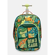 Mochila Infantil com Rodinha Dino Trio Puket: Prática e Estilosa - imagem 1