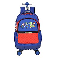 Mochila Mario Bros com Rodas: Leve Tudo! - imagem 1
