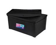 Caixa Organizadora Plástica 65L Preta - Modelo Radical com Design Moderno - imagem 4