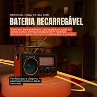 Rádio Antigo 686 Bluetooth: Som Clássico com Tecnologia Moderna para sua Casa Rústica - imagem 5