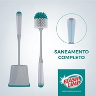 Flash Limp - Escova Sanitária com Dispenser e Suporte BAN6255 | Limpeza Prática e Moderna - imagem 5