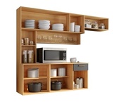 Cozinha Suspensa Moderna 6 Portas 1 Gaveta Balcão Manu - Design Compacto e Estilo - imagem 5