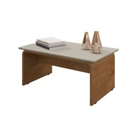 Mesa de Centro Moderna Lilibeth - Design Elegante Off White/Naturale - imagem 3