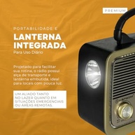 Rádio Retrô 3199 Bluetooth USB SD: Som Clássico com Tecnologia Moderna - imagem 5