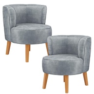 Kit 2 Poltronas Veludo Modernas para Sala de Jantar - Design Elegante e Conforto Duradouro - imagem 1