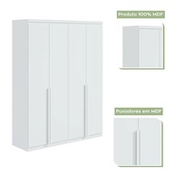 Guarda-Roupa Solteiro 4 Portas 2 Gavetas Alonzo – Design Moderno e Organização Inteligente - imagem 4