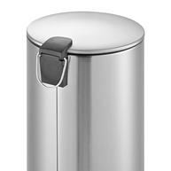 Powemaid Lixeira Inox Redonda Slim 3L com Pedal - Design Moderno para Cozinha e Banheiro - imagem 5