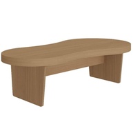 Mesa de Centro Magnum em Tamburato Curvo 50mm - Design Orgânico Moderno em Carvalho - imagem 1