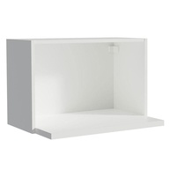 Armário Aéreo Madesa Acordes 60cm com Nicho para Microondas - Design Moderno em MDF Branco - imagem 1