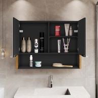 Armário de Banheiro Aéreo com Espelho e Nicho – Design Moderno e Funcionalidade - imagem 4
