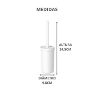 Escova Sanitária Bold Branca – Design Moderno e Limpeza Eficiente - imagem 3