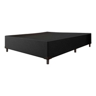Cama Box Casal 1,38m Prince Preto em Suede com Design Moderno e Conforto Premium - imagem 1