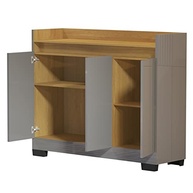 Rack Aparador com 3 Portas para Sala, Escritório ou Cantinho Café - Design Retro Moderno - imagem 5
