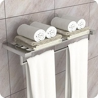 Toalheiro de Parede Duplo em Inox – Estilo Hotel com Design Moderno e Resistência Premium - imagem 2