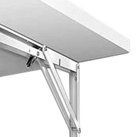 Kit Mesa Dobrável BemFixa Branca – Design Seguro e Moderno para Ambientes Compactos - imagem 4