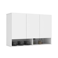 Armário Multiuso Aéreo 3 Portas Milão - Design Moderno para Cozinha, Quarto e Sala - imagem 5