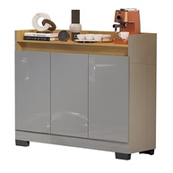 Rack Aparador com 3 Portas para Sala, Escritório ou Cantinho Café - Design Retro Moderno - imagem 2